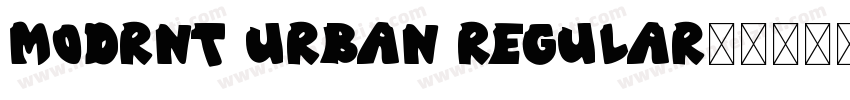 Modrnt urban Regular字体转换